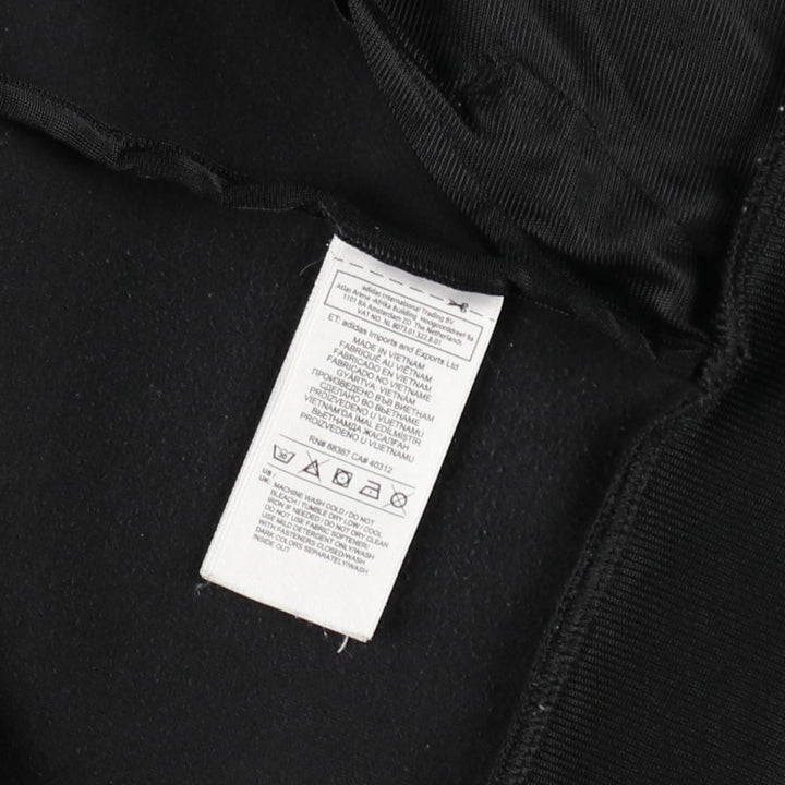 Adidas Originals Jersey Track Jacket Men's XL polyester black type Vintage Second Hand