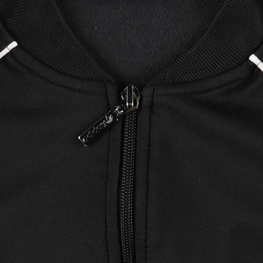 Adidas Originals Jersey Track Jacket Men's XL polyester black type Vintage Second Hand
