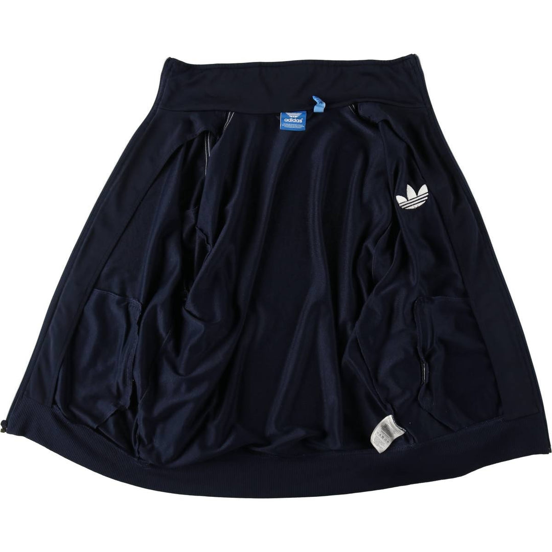 Adidas Originals Jersey Track Jacket Men's S polyester navy blue type Vintage Second Hand