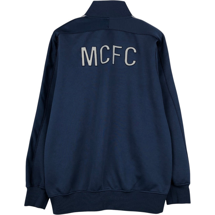 Nike Premier League Manchester City FC Jersey Track Jacket, Men's Size XL (approx.) polyester navy blue type Vintage Second Hand