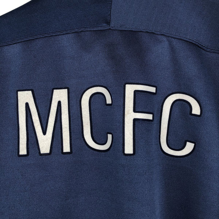 Nike Premier League Manchester City FC Jersey Track Jacket, Men's Size XL (approx.) polyester navy blue type Vintage Second Hand