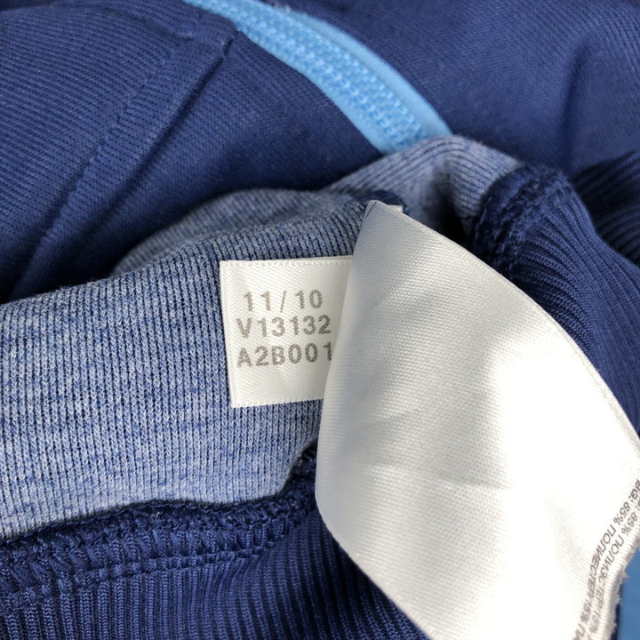 Adidas Originals Jersey Hoodie Track Jacket, Men's XL polyester navy blue type Vintage Second Hand