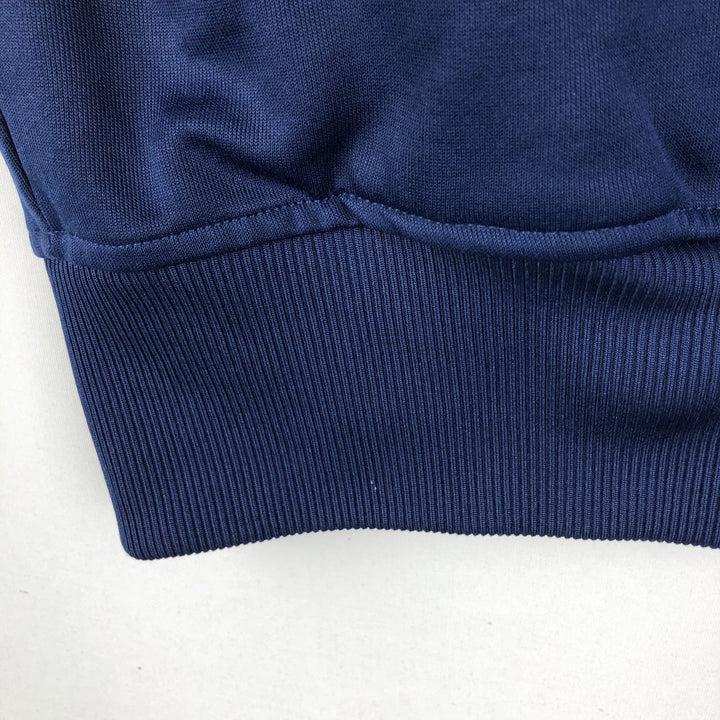 Adidas Originals Jersey Hoodie Track Jacket, Men's XL polyester navy blue type Vintage Second Hand