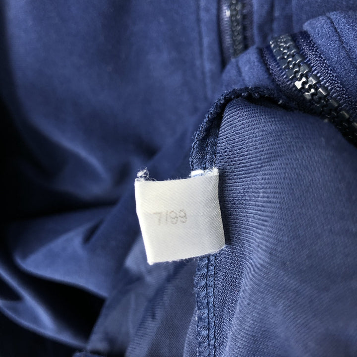 Vintage 90'S Adidas Velour Jersey Track Jacket, Men's Size L polyester navy blue type Vintage Second Hand