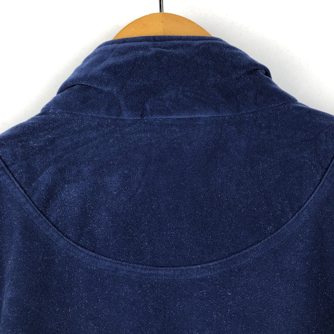 Vintage 90'S Adidas Velour Jersey Track Jacket, Men's Size L polyester navy blue type Vintage Second Hand