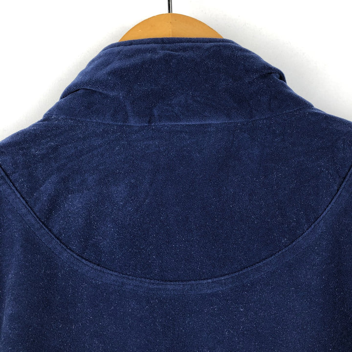 Vintage 90'S Adidas Velour Jersey Track Jacket, Men's Size L polyester navy blue type Vintage Second Hand