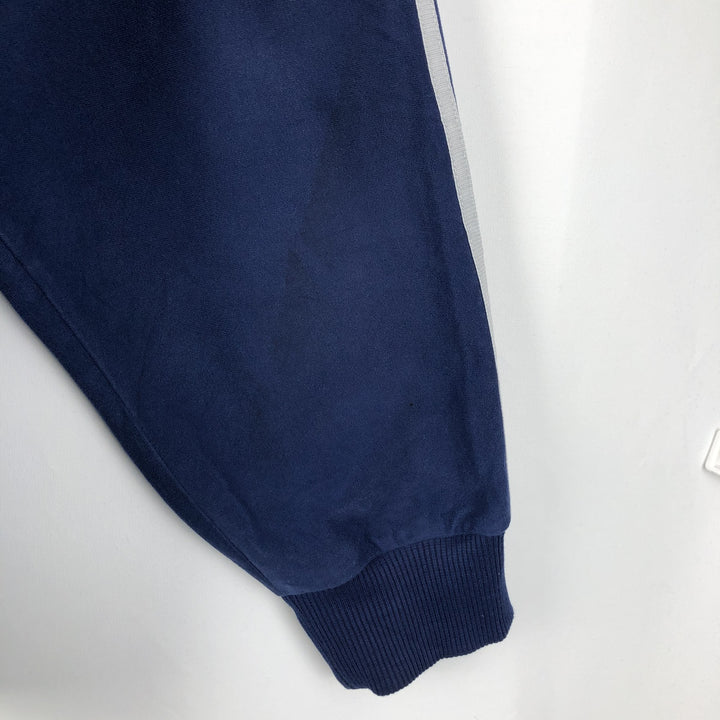 Vintage 90'S Adidas Velour Jersey Track Jacket, Men's Size L polyester navy blue type Vintage Second Hand