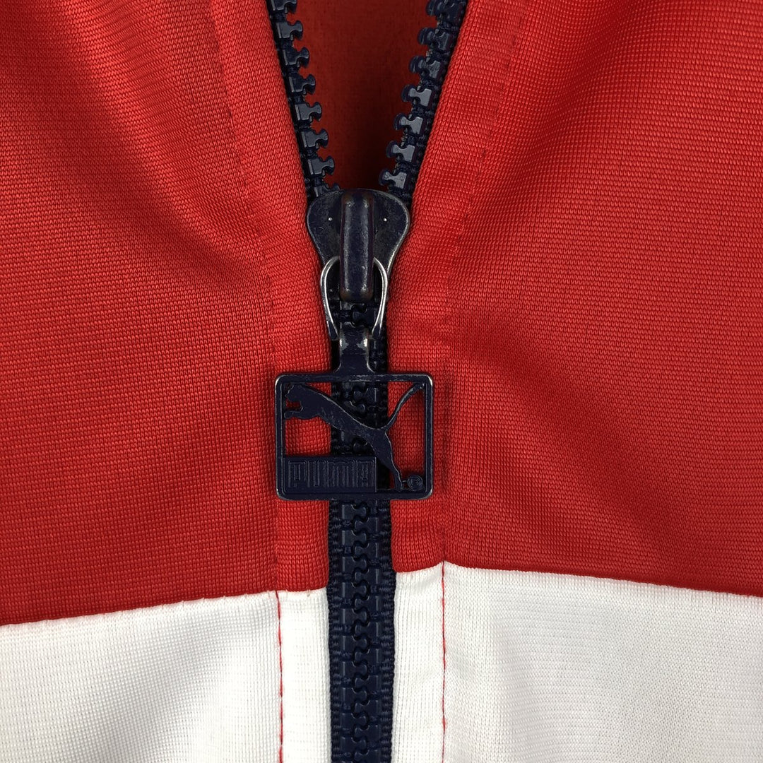Puma Track Jacket, Men's Size XL (approx.), Vintage polyester navy blue type Vintage Second Hand