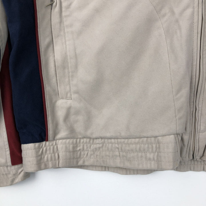 Vintage 90'S Umbro Velour Jersey Track Jacket, Men's Size L polyester Beige type Vintage Second Hand