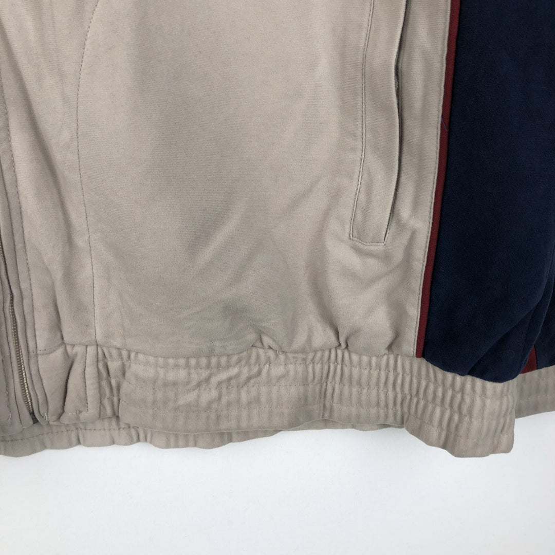 Vintage 90'S Umbro Velour Jersey Track Jacket, Men's Size L polyester Beige type Vintage Second Hand