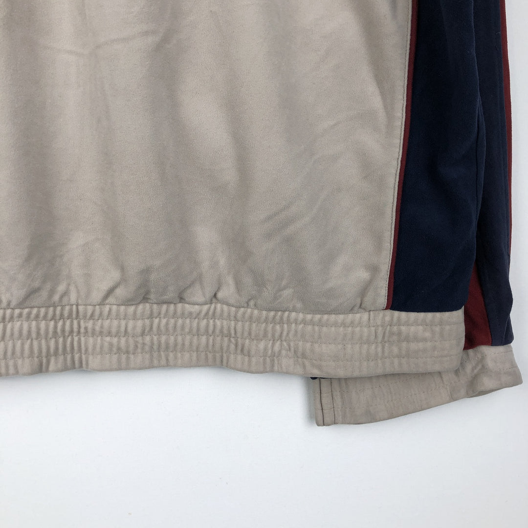 Vintage 90'S Umbro Velour Jersey Track Jacket, Men's Size L polyester Beige type Vintage Second Hand