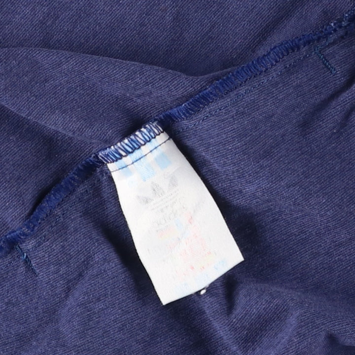 Vintage 80s-90'S Adidas Velour Jersey Track Jacket, Men's Size L unclear navy blue type Vintage Second Hand