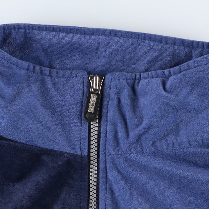 Vintage 80s-90'S Adidas Velour Jersey Track Jacket, Men's Size L unclear navy blue type Vintage Second Hand
