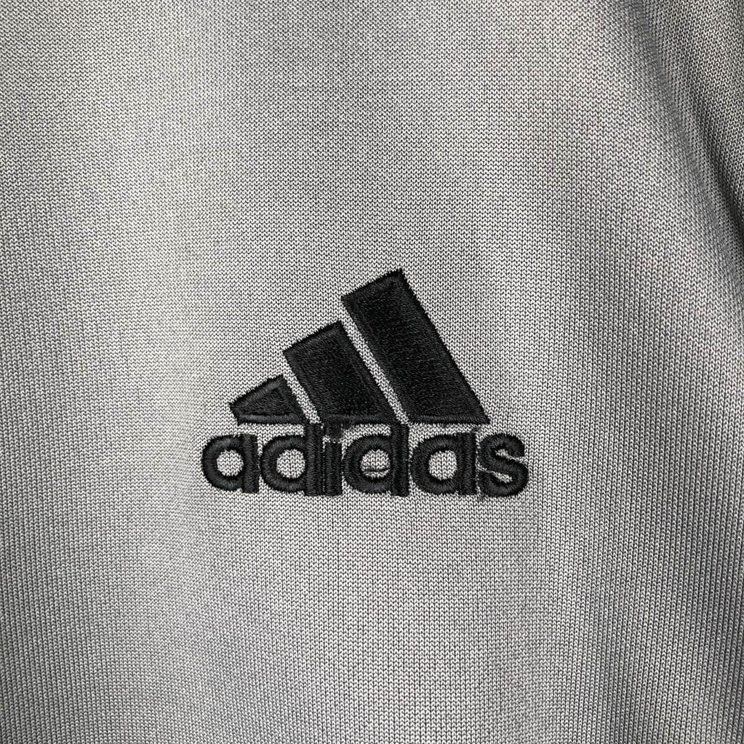 90s-00'S Adidas SERIE A polyester Silver type Vintage Second Hand