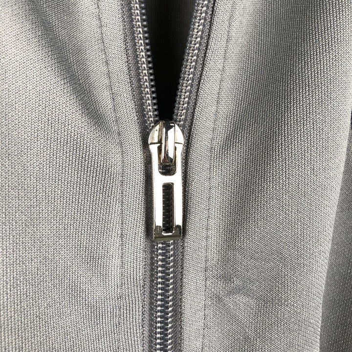 90s-00'S Adidas SERIE A polyester Silver type Vintage Second Hand
