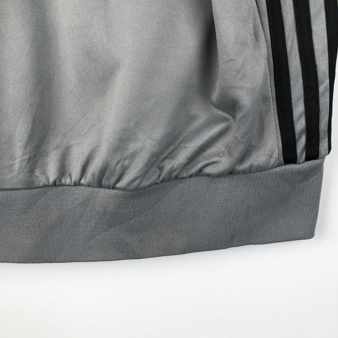 90s-00'S Adidas SERIE A polyester Silver type Vintage Second Hand