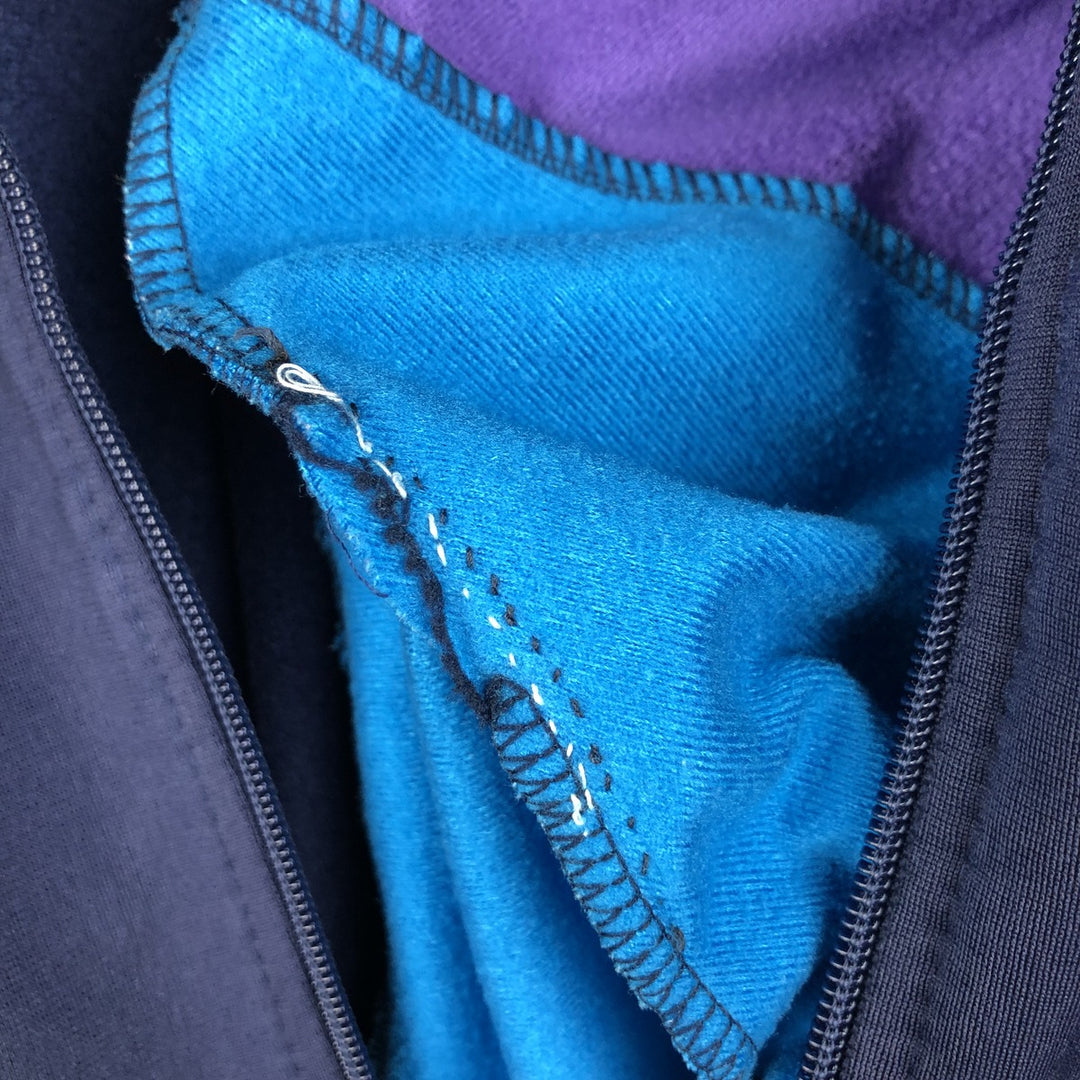 Vintage 80s-90'S adidas Trefoil logo jersey track jacket, men's size XL polyester navy blue type Vintage Second Hand