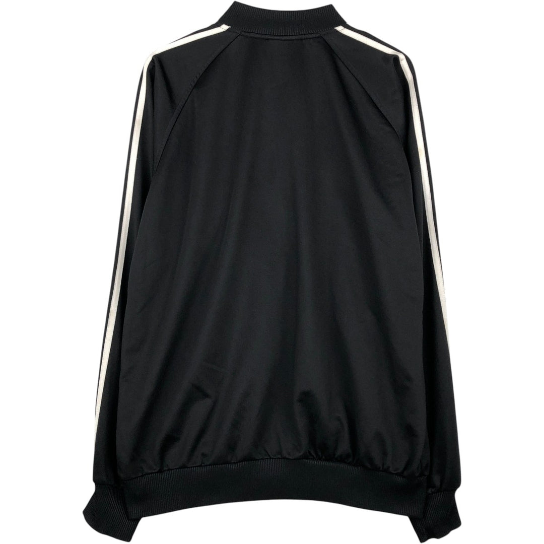 Vintage 80s-90'S Adidas Trefoil Logo Track Jacket, Men's Size L polyester black type Vintage Second Hand