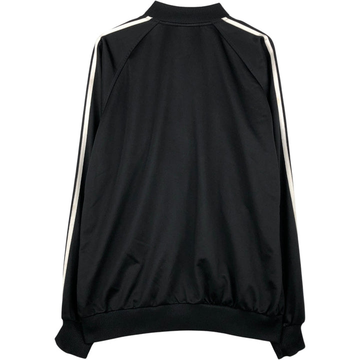 Vintage 80s-90'S Adidas Trefoil Logo Track Jacket, Men's Size L polyester black type Vintage Second Hand