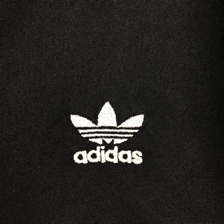 Vintage 80s-90'S Adidas Trefoil Logo Track Jacket, Men's Size L polyester black type Vintage Second Hand