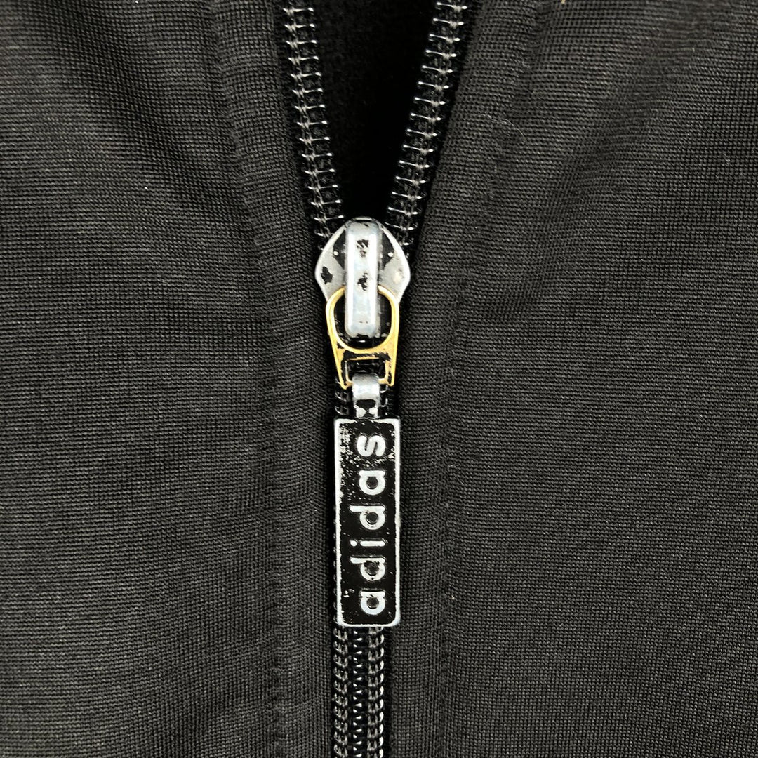 Vintage 80s-90'S Adidas Trefoil Logo Track Jacket, Men's Size L polyester black type Vintage Second Hand