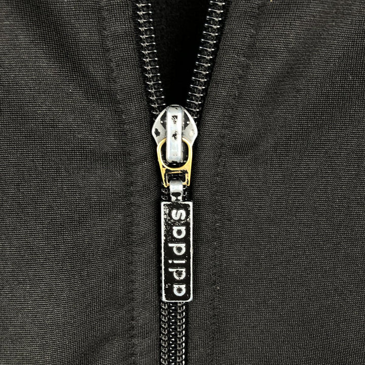 Vintage 80s-90'S Adidas Trefoil Logo Track Jacket, Men's Size L polyester black type Vintage Second Hand