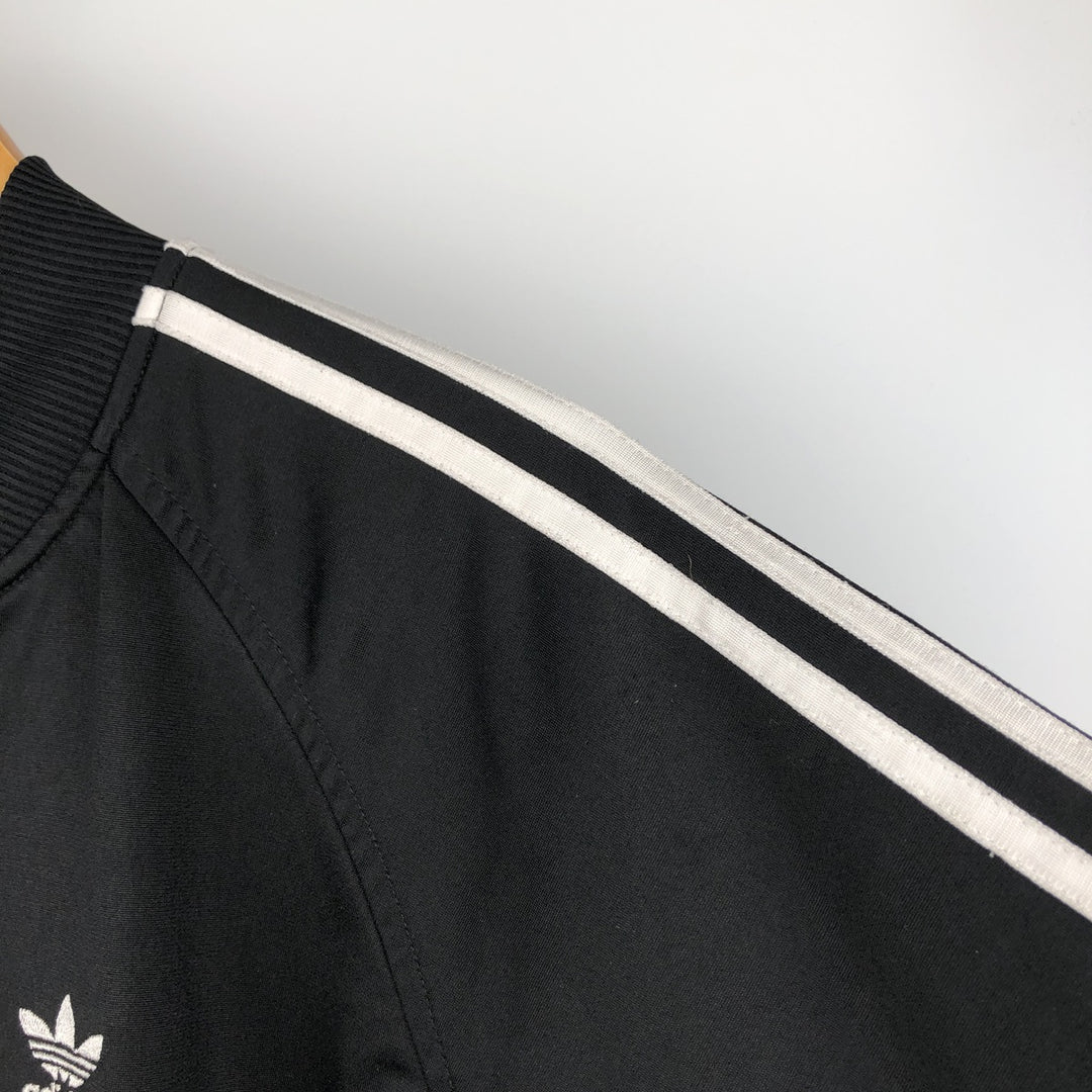 Vintage 80s-90'S Adidas Trefoil Logo Track Jacket, Men's Size L polyester black type Vintage Second Hand