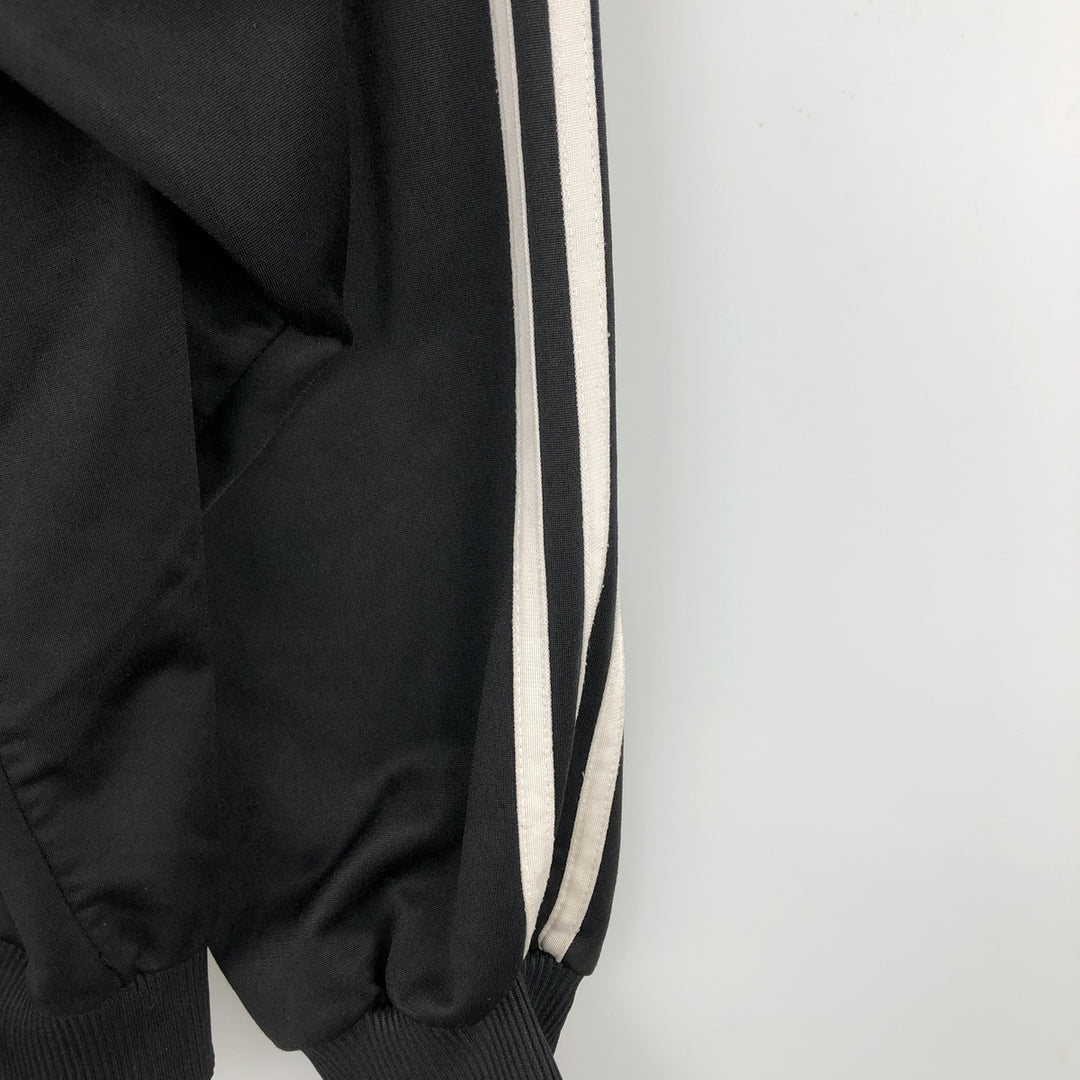 Vintage 80s-90'S Adidas Trefoil Logo Track Jacket, Men's Size L polyester black type Vintage Second Hand