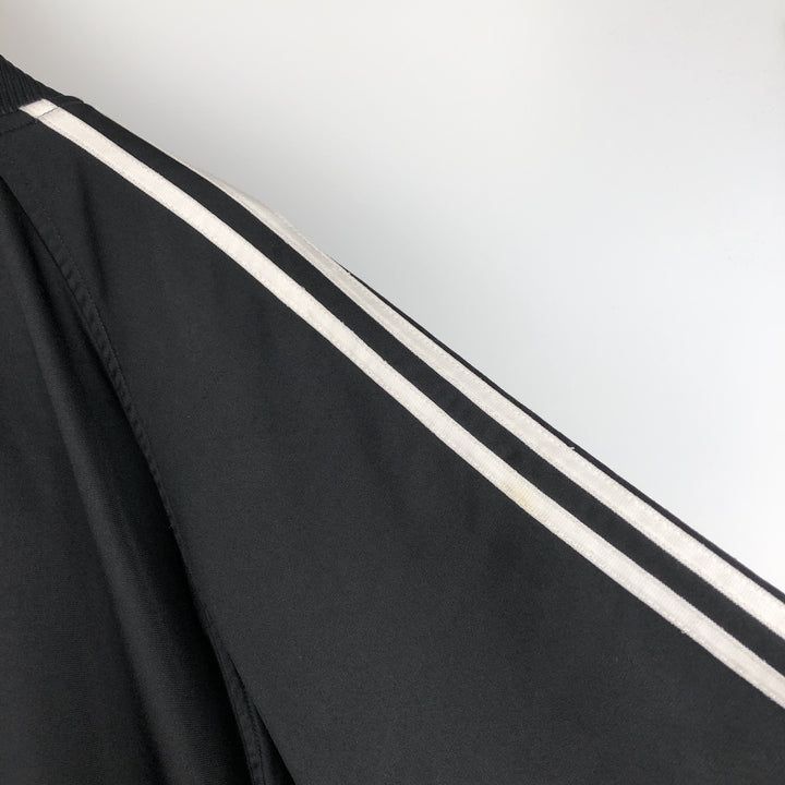 Vintage 80s-90'S Adidas Trefoil Logo Track Jacket, Men's Size L polyester black type Vintage Second Hand