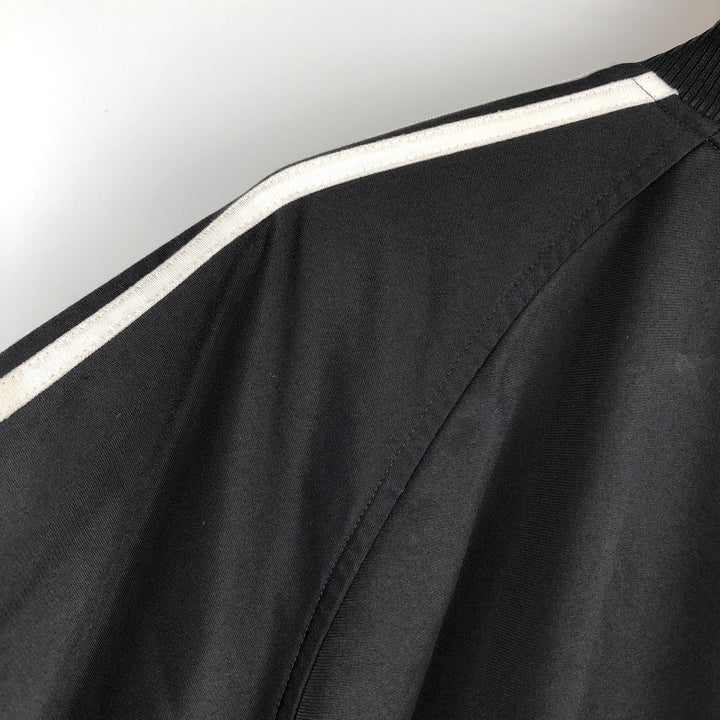 Vintage 80s-90'S Adidas Trefoil Logo Track Jacket, Men's Size L polyester black type Vintage Second Hand