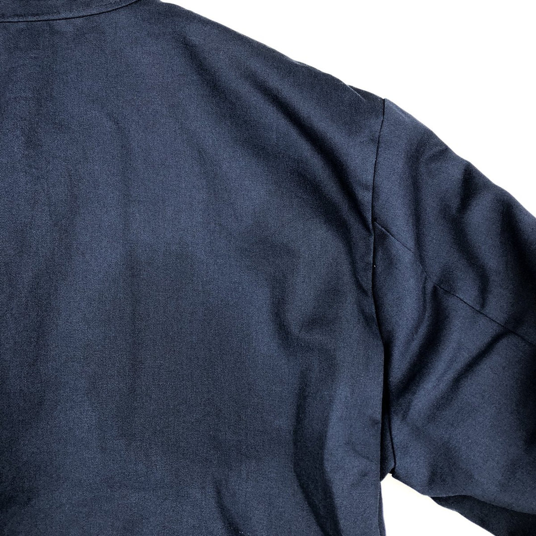 80s-90'S Red Kap padded work jacket, made in USA, men's size XL, vintage. polyester navy blue type Vintage Second Hand