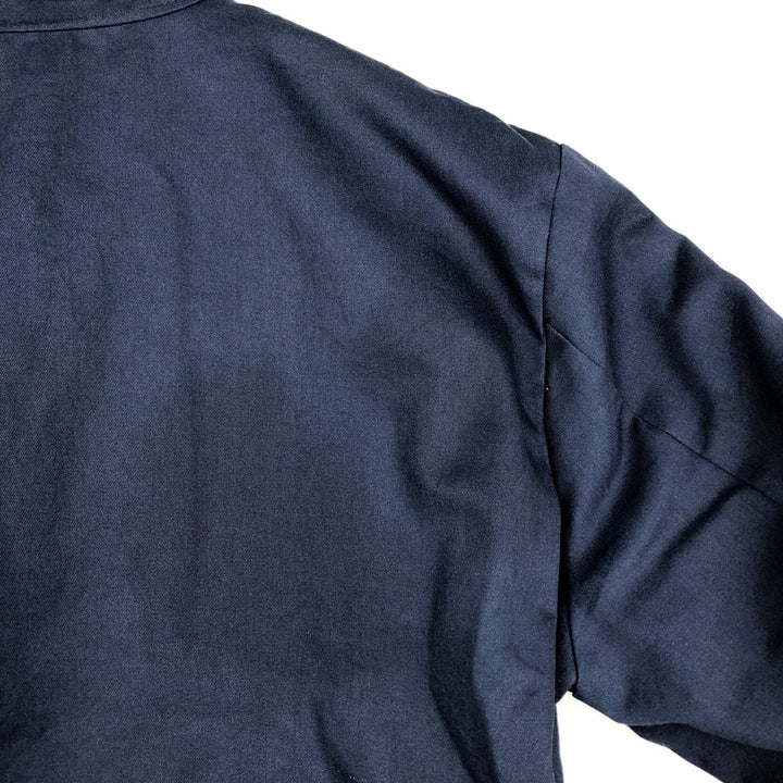 80s-90'S Red Kap padded work jacket, made in USA, men's size XL, vintage. polyester navy blue type Vintage Second Hand