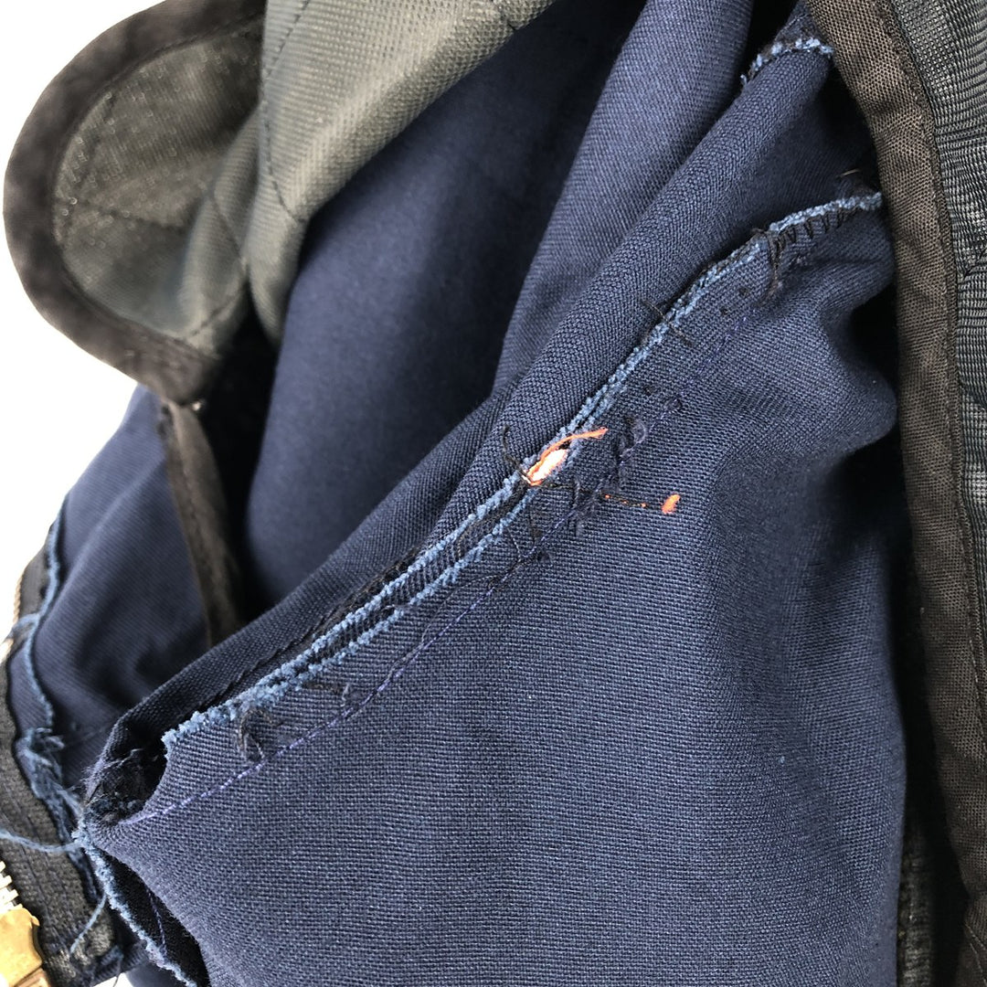 80s-90'S Red Kap padded work jacket, made in USA, men's size XL, vintage. polyester navy blue type Vintage Second Hand