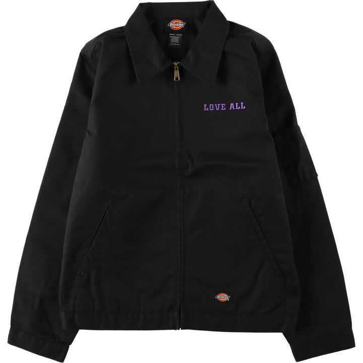 Dickies Eisenhower Work Jacket, Men's Size Small polyester black type Vintage Second Hand