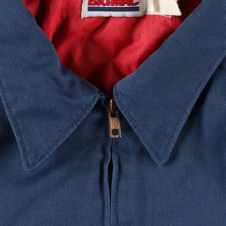 80s-90'S Penney's BIGMAC Padded Work Jacket, Made in USA, Men's Size L (approx.), Vintage polyester navy blue type Vintage Second Hand
