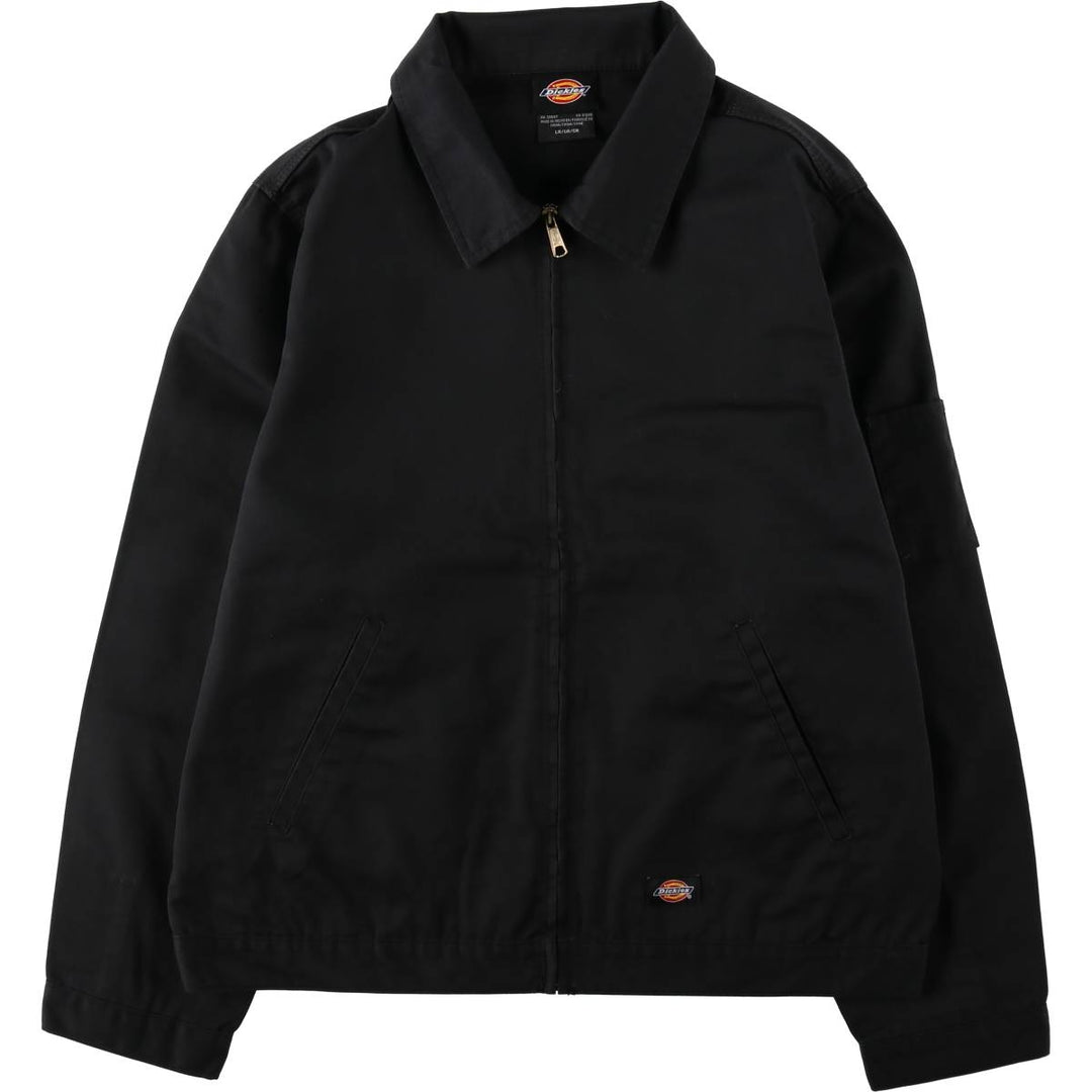 Dickies Eisenhower Jacket Work Jacket Men's Size L polyester black type Vintage Second Hand