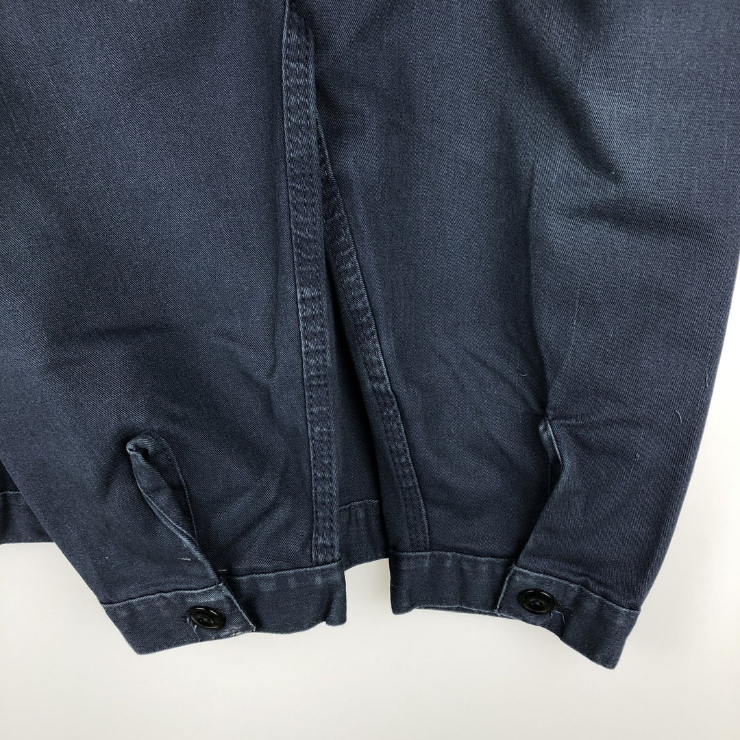 Dickies Eisenhower Jacket Work Jacket Men's Size L polyester navy blue type Vintage Second Hand