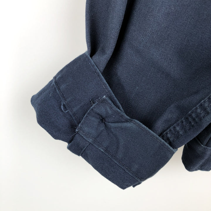 Dickies Eisenhower Jacket Work Jacket Men's Size L polyester navy blue type Vintage Second Hand