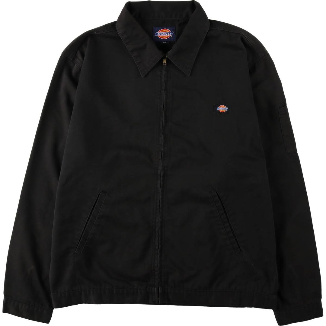 Dickies Eisenhower Jacket Work Jacket Men's Size L polyester black type Vintage Second Hand