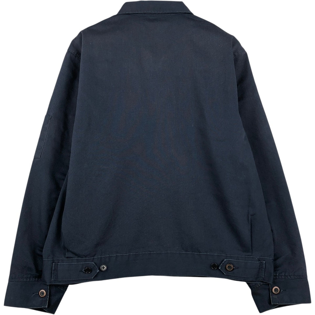 Dickies Eisenhower Work Jacket, Men's XL polyester navy blue type Vintage Second Hand