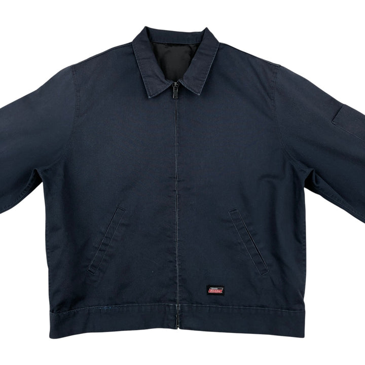 Dickies Eisenhower Work Jacket, Men's XL polyester navy blue type Vintage Second Hand