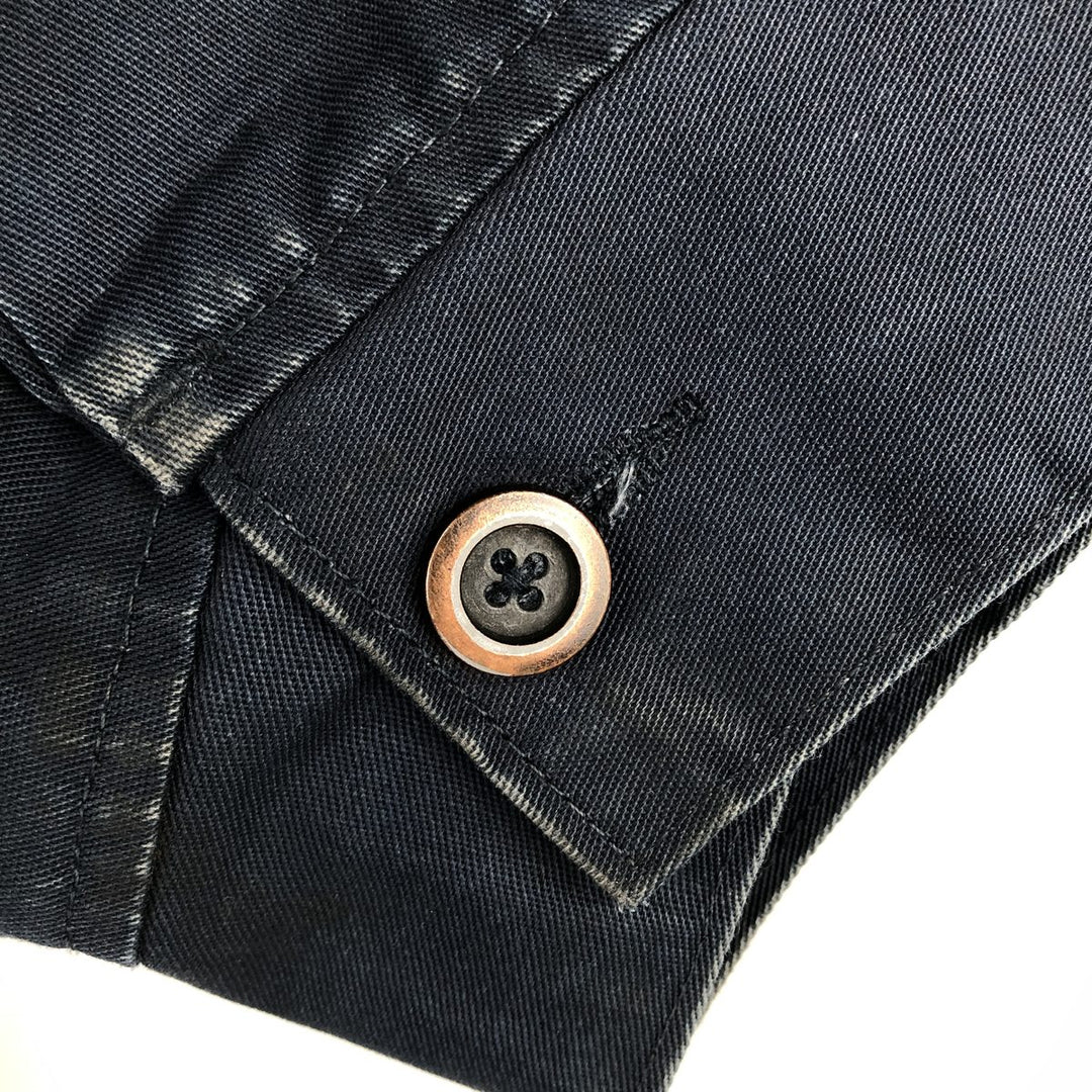 Dickies Eisenhower Work Jacket, Men's XL polyester navy blue type Vintage Second Hand