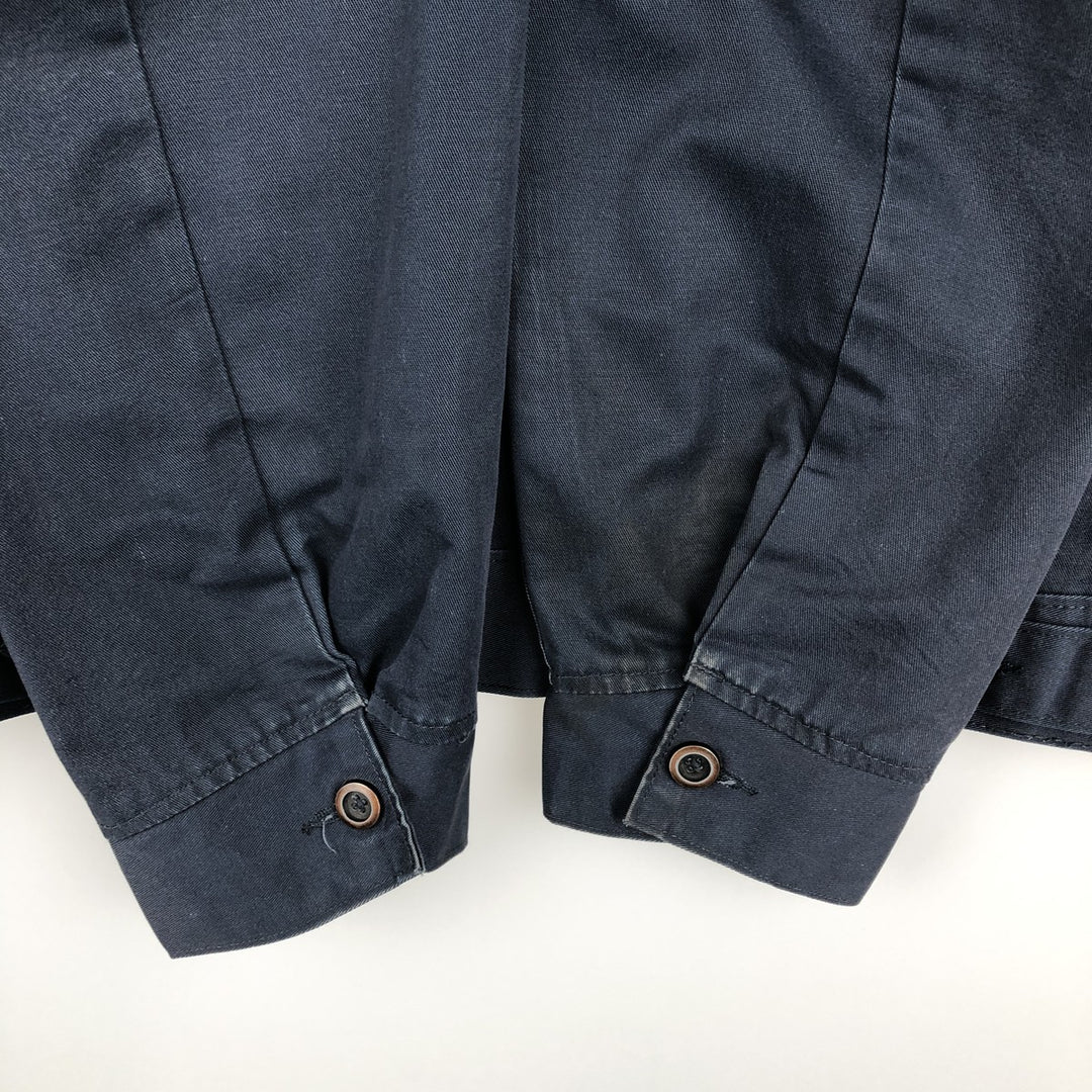 Dickies Eisenhower Work Jacket, Men's XL polyester navy blue type Vintage Second Hand