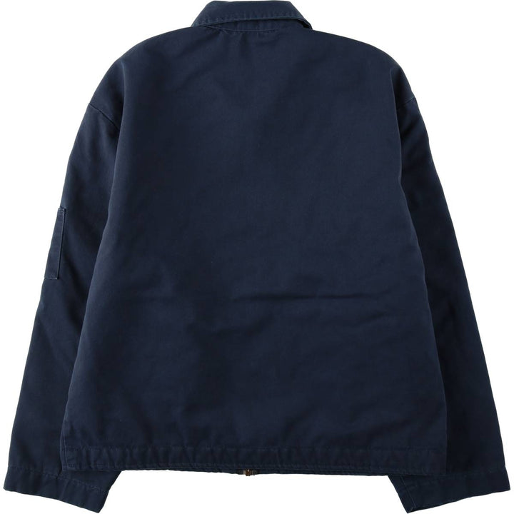 Dickies padded work jacket, men's size L polyester navy blue type Vintage Second Hand