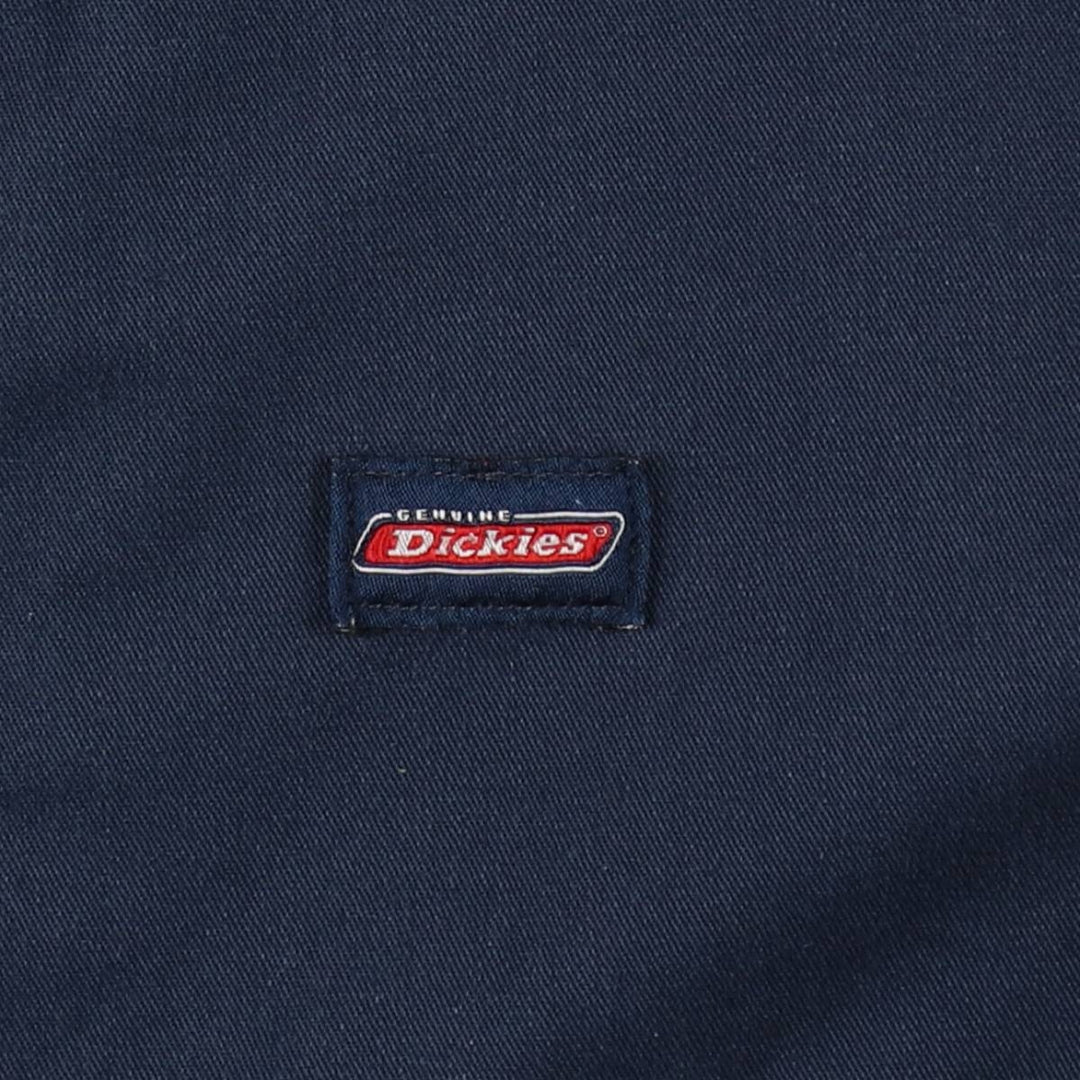 Dickies padded work jacket, men's size L polyester navy blue type Vintage Second Hand