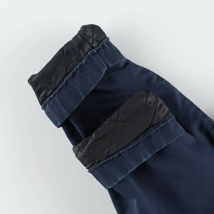 Dickies padded work jacket, men's size L polyester navy blue type Vintage Second Hand