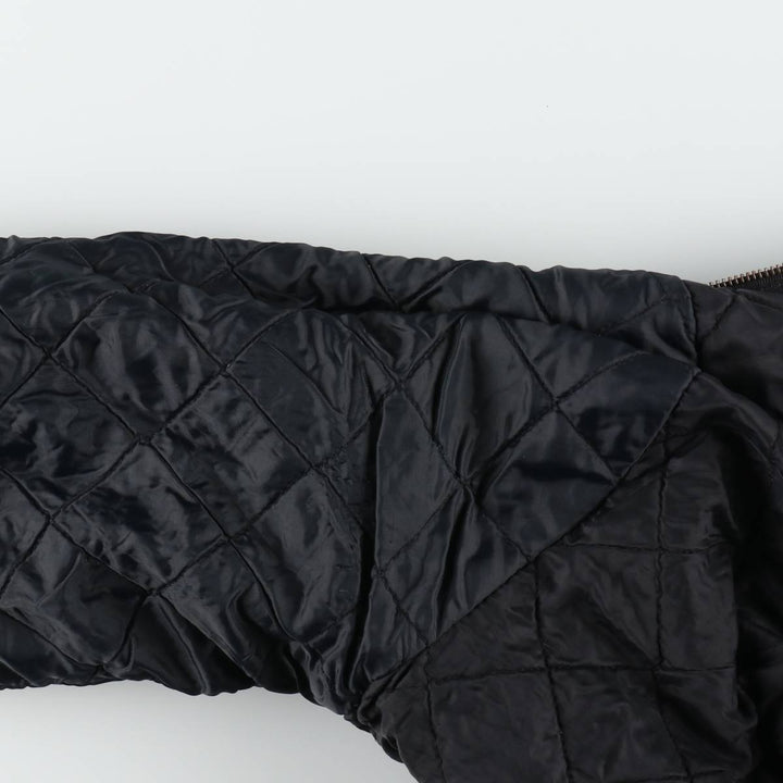 Dickies padded work jacket, men's size L polyester navy blue type Vintage Second Hand