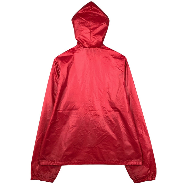 1970'S Lacoste IZOD Anorak Parka, Men's Size XL Nylon red type Vintage Second Hand