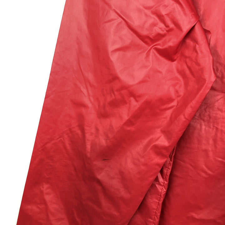 1970'S Lacoste IZOD Anorak Parka, Men's Size XL Nylon red type Vintage Second Hand