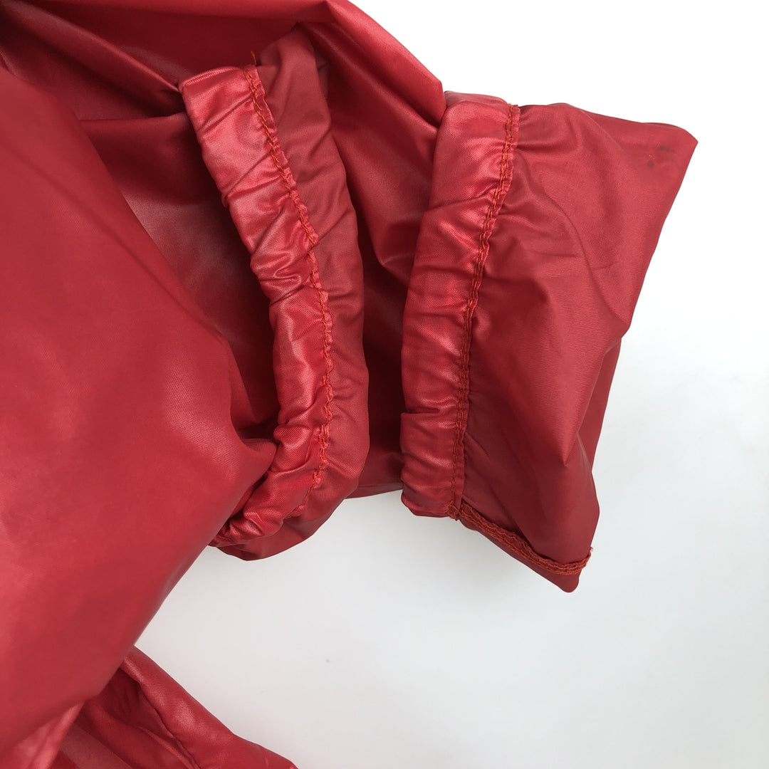 1970'S Lacoste IZOD Anorak Parka, Men's Size XL Nylon red type Vintage Second Hand